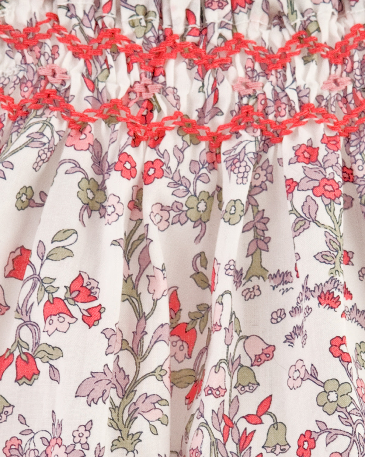 Joyeuse Liberty Chamomile Smocked Bubble